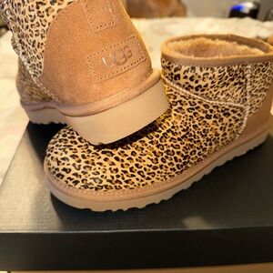 UGG Tan Leopard Print Boots